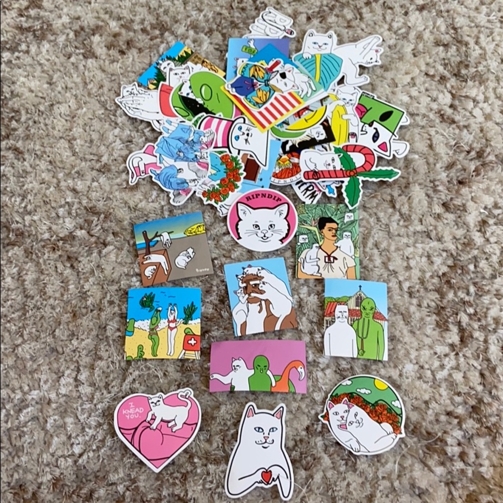 RIPNDIP Sticker Bundle 45 Pieces